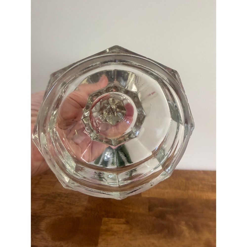Vintage Grand Rapids Flame Light Pressed Glass Oil Lamp UV Reactive Farmhouse - Picture 15 of 15